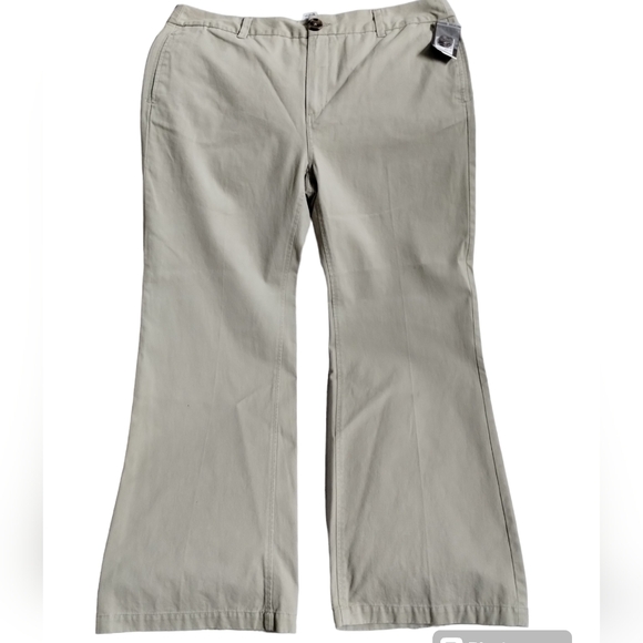 Khaki Pants NEW Size 16 Merona - Picture 1 of 11